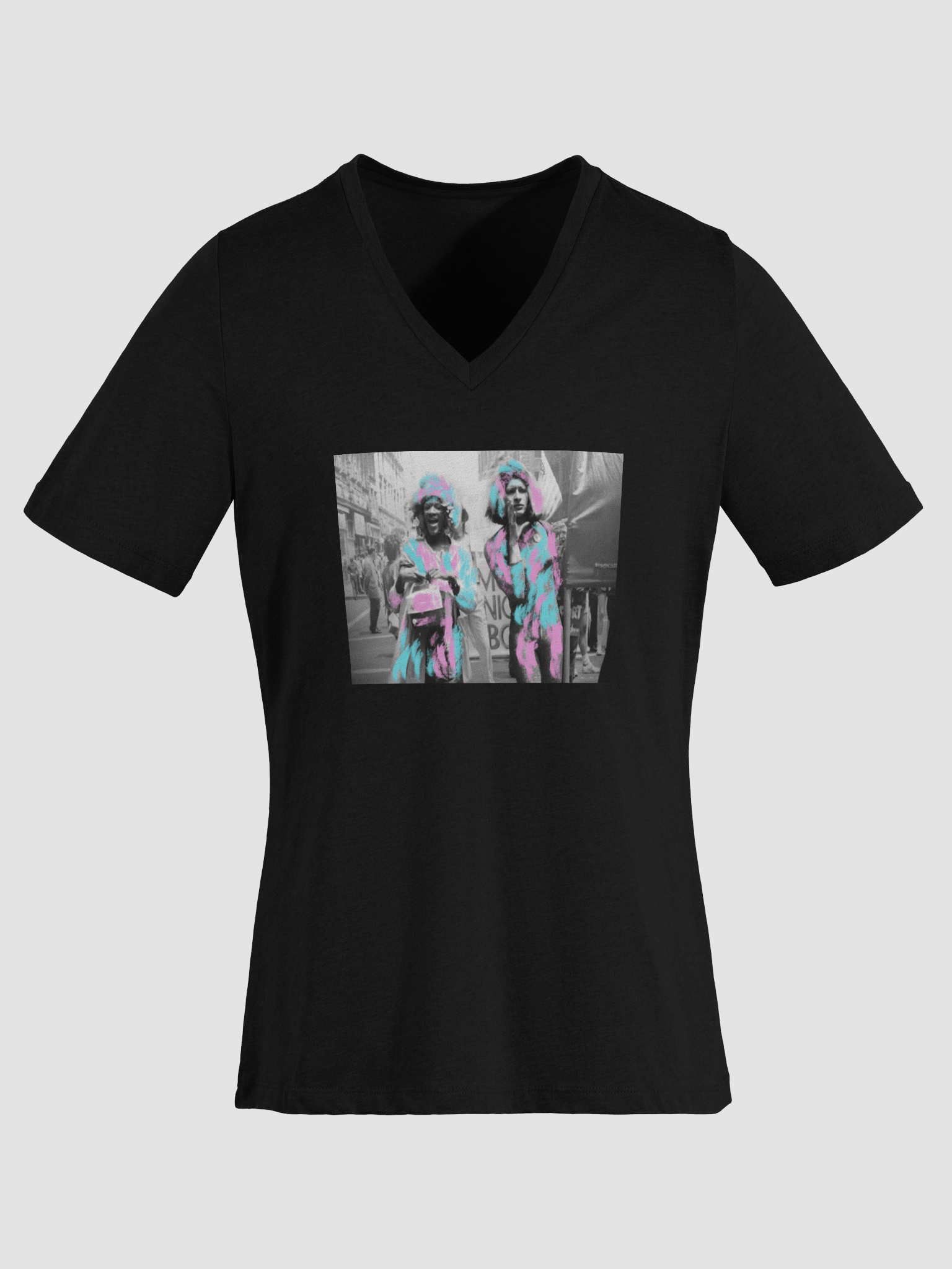 Marsha & Sylvia Relaxed V-Neck Tee product image (35)