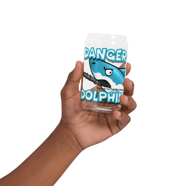 Danger Dolphin Glass Can Cup product image (32)