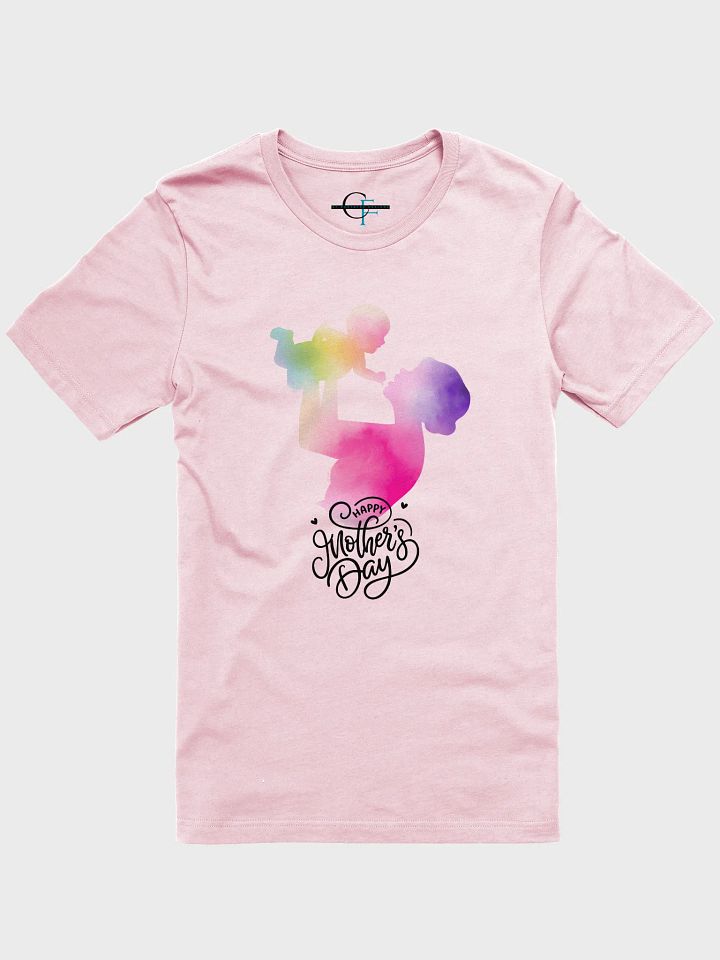 Bella + Canvas “Happy Mother’s Day” Watercolor Silhouette T-Shirt – Soft & Sentimental product image (8)