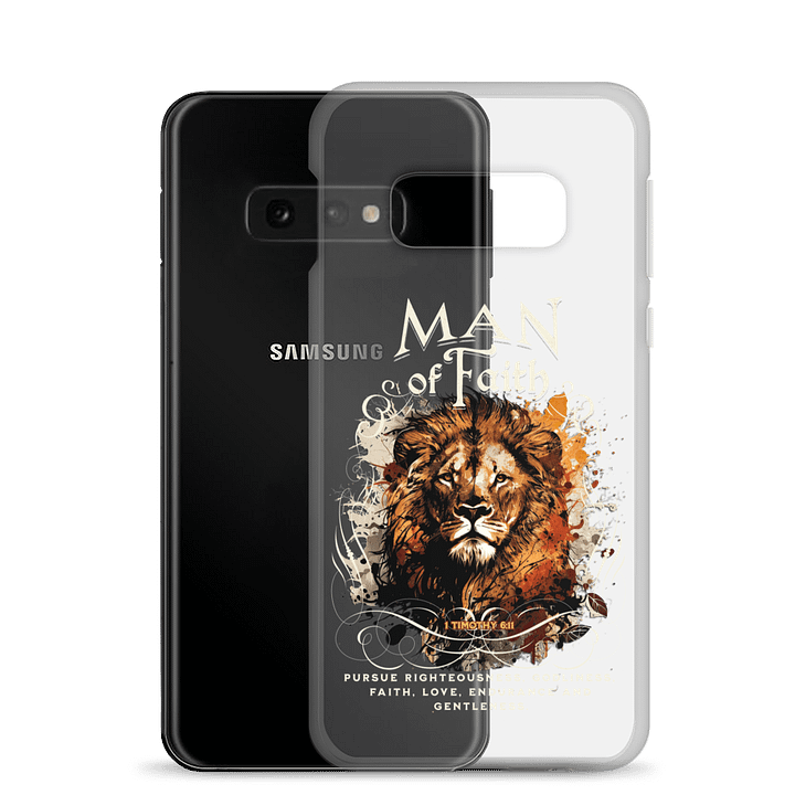 Man of Faith Samsung® Clear Case product image (24)