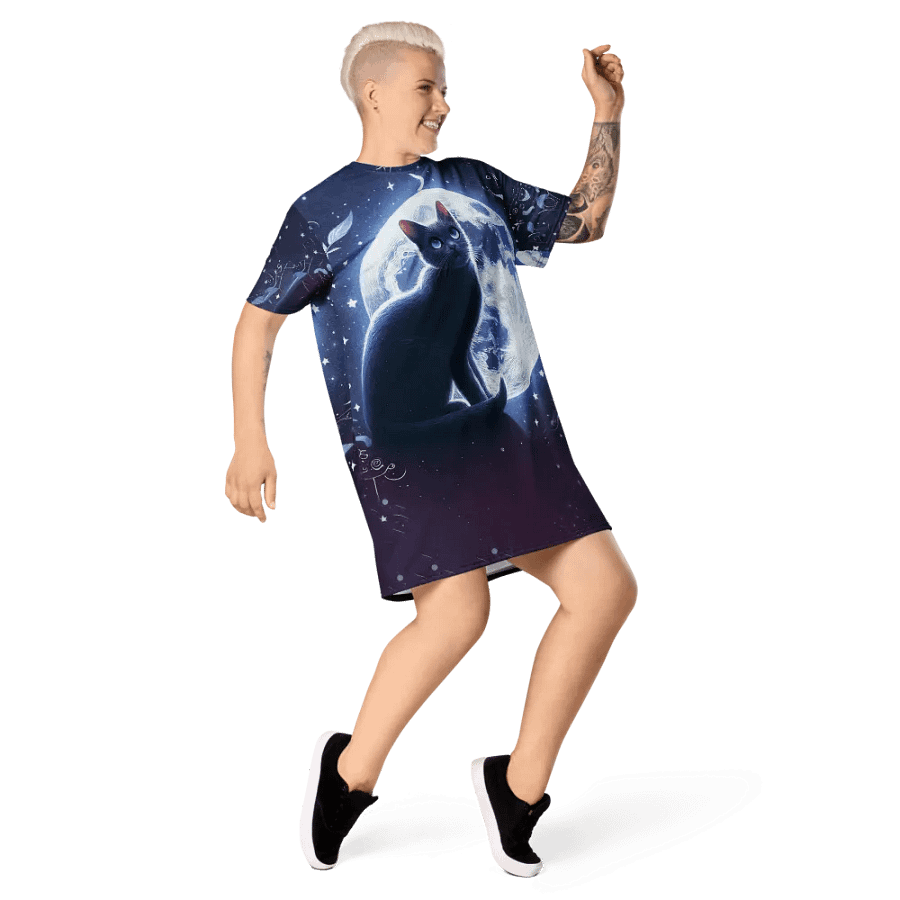 All-Over Print T-Shirt Dress product image (5)