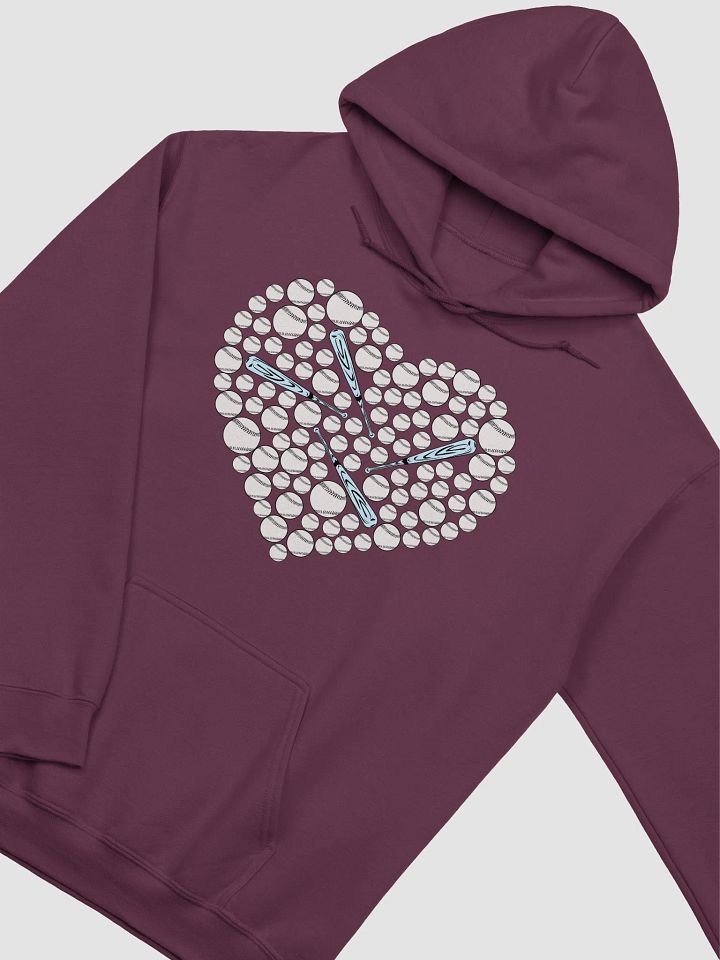 Pure Heart Baseball Love Hoodie product image (2)