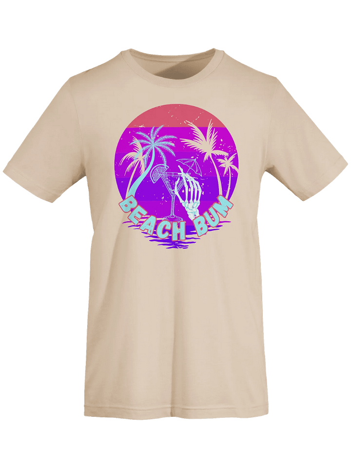 Beach Bum Skeleton Sunset T-Shirt product image (2)