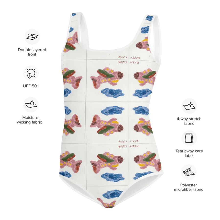 Kid Airplane (All-Over Print Youth Swimsuit) product image (7)