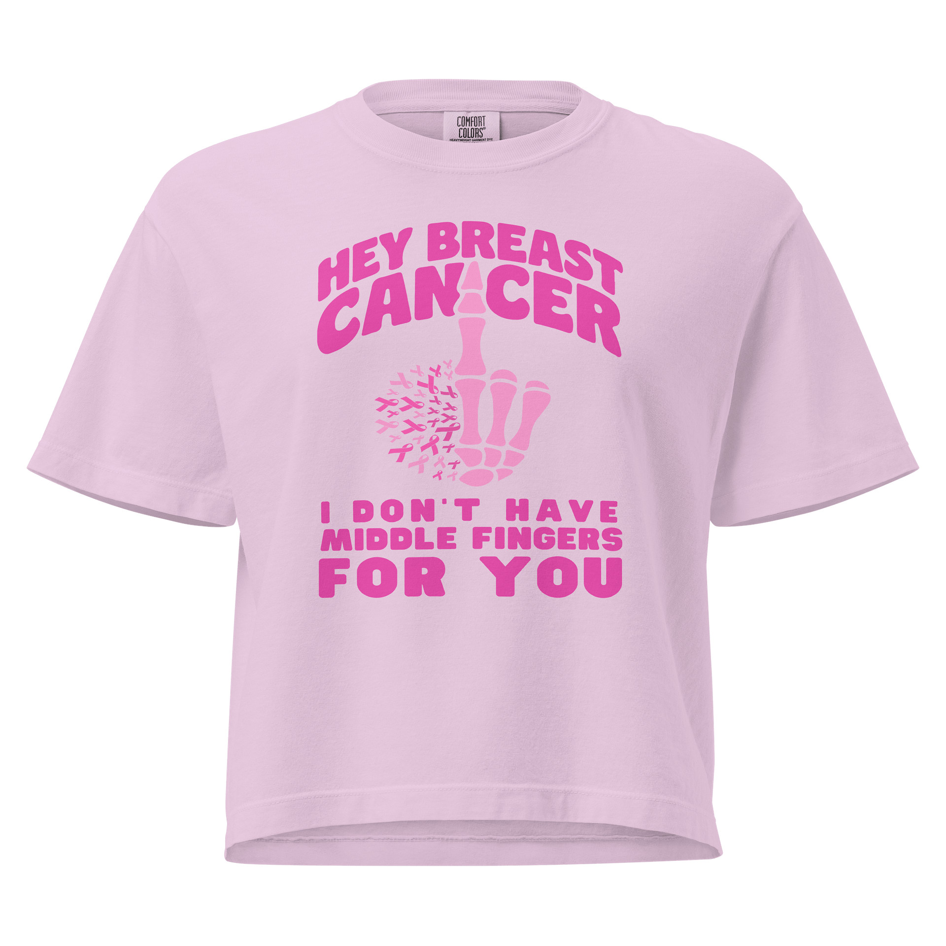 Fighter Survivor Supporter - Breast Cancer Awareness Heavyweight Boxy T-Shirt product image (1)