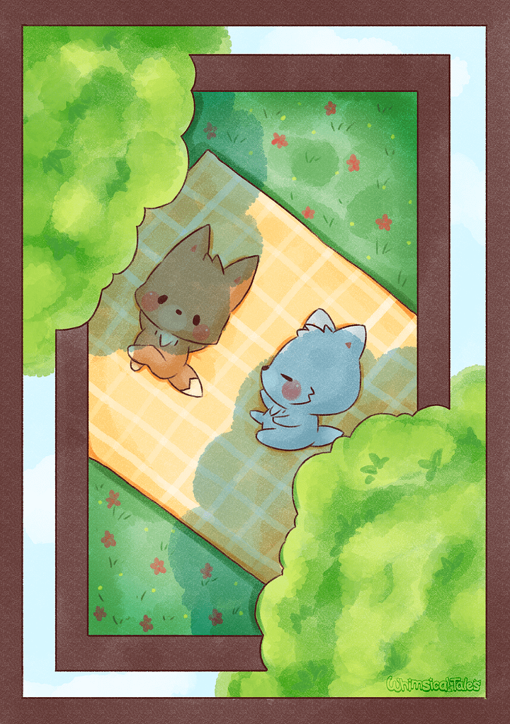 Lumi & Nyx's Adventures ✨ | A5 Art Print product image (2)