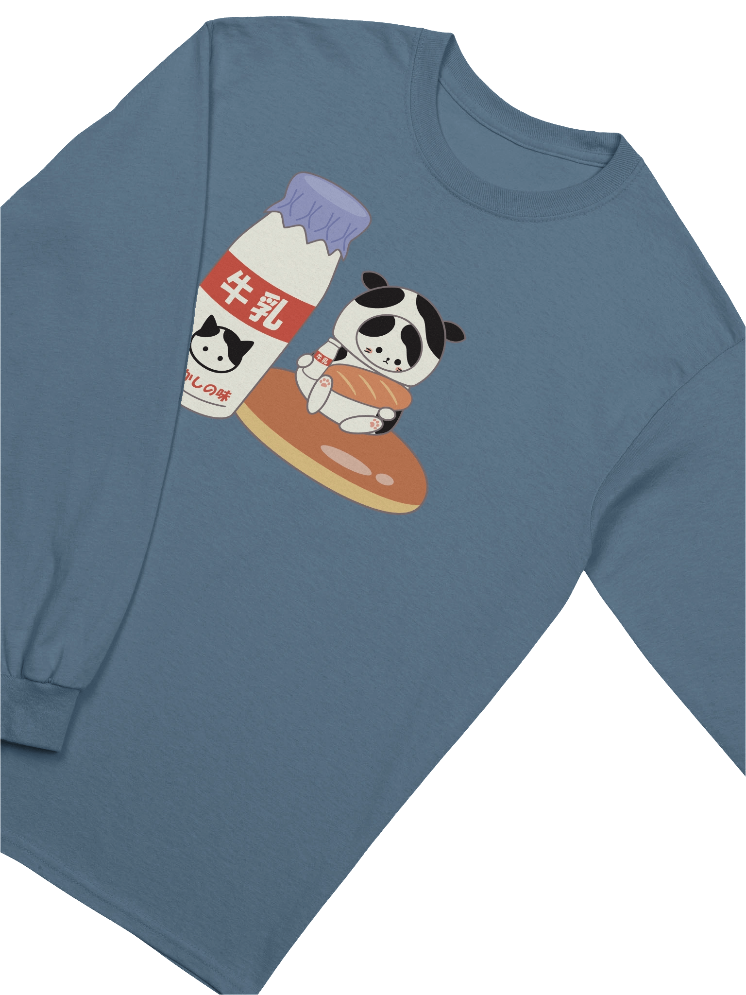 Milk Cat - Unisex Adul Long Sleeve T-shirt product image (23)