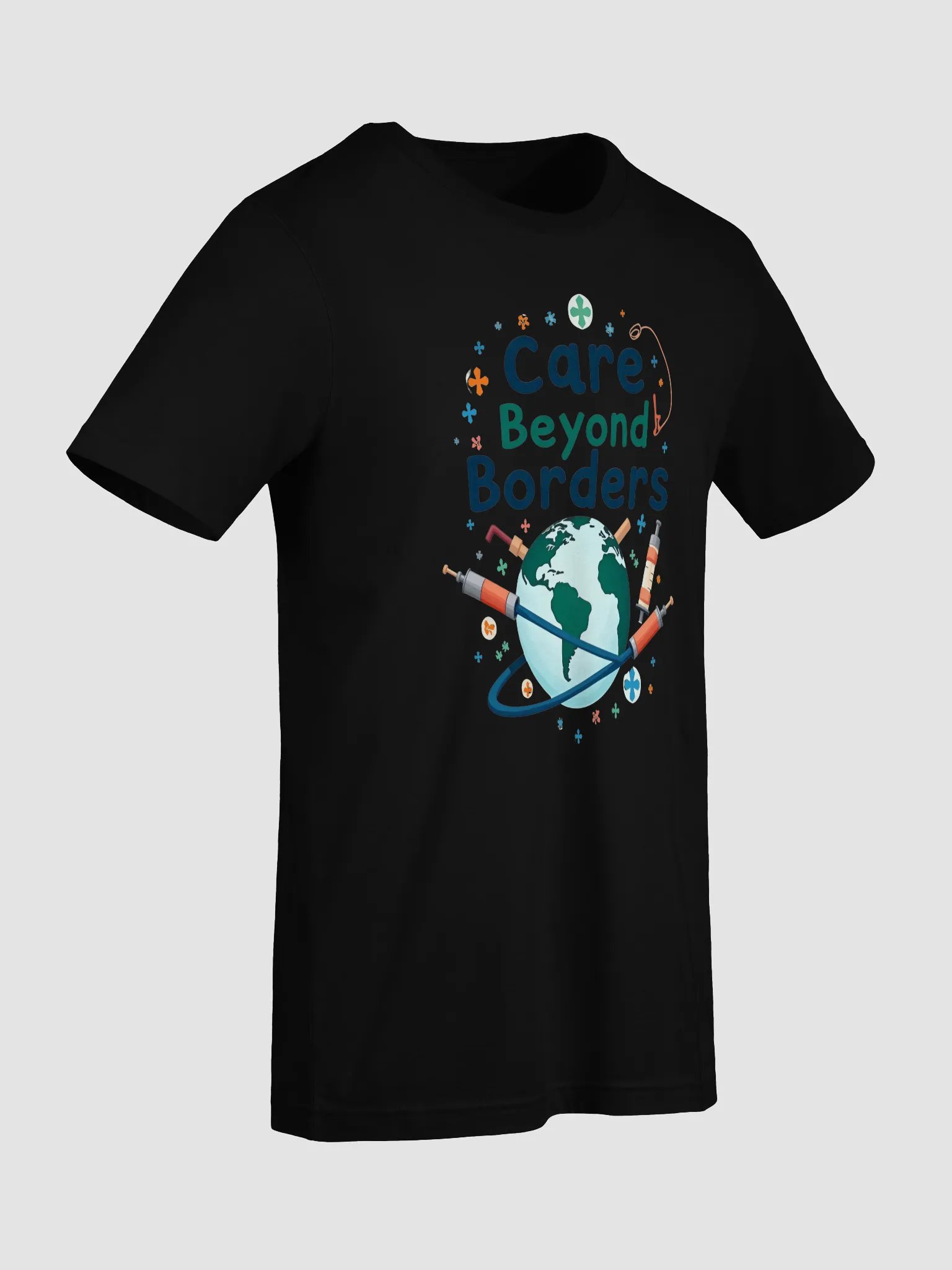 Beyond Borders Globe Syringe T-Shirt product image (66)