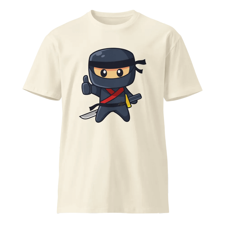 Ninja Thumbs-Up Unisex T-Shirt product image (1)