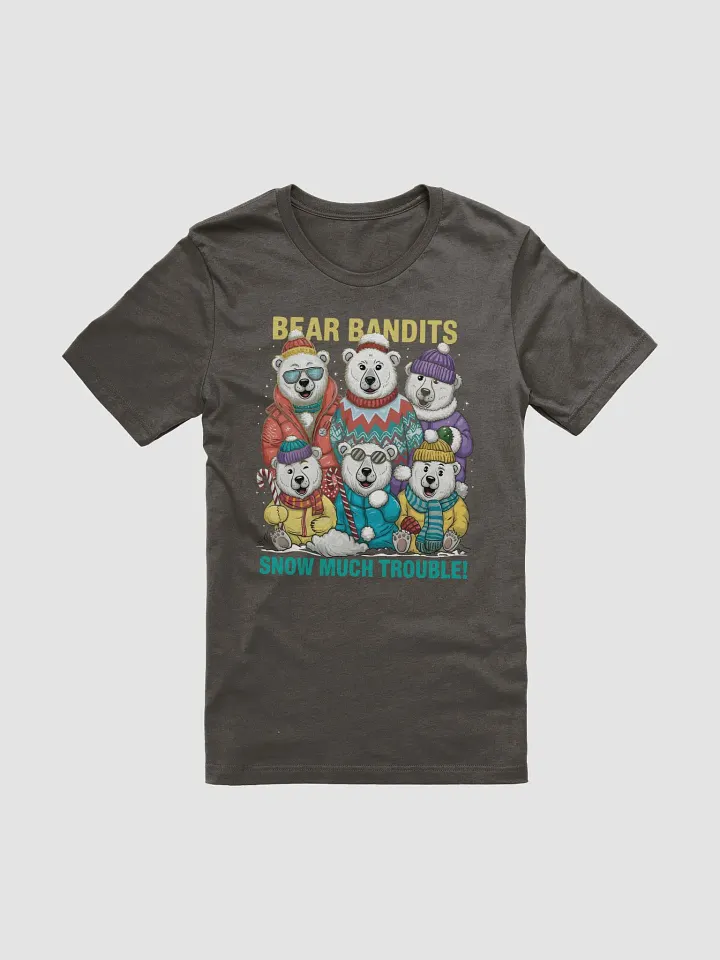 Bear Bandits of the North T-Shirt | Fun Polar Bear Winter Shirt | Unique Holiday Gift Idea product image (1)