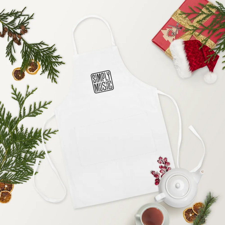 SIMPLY MUSIC Cooking Apron White product image (7)