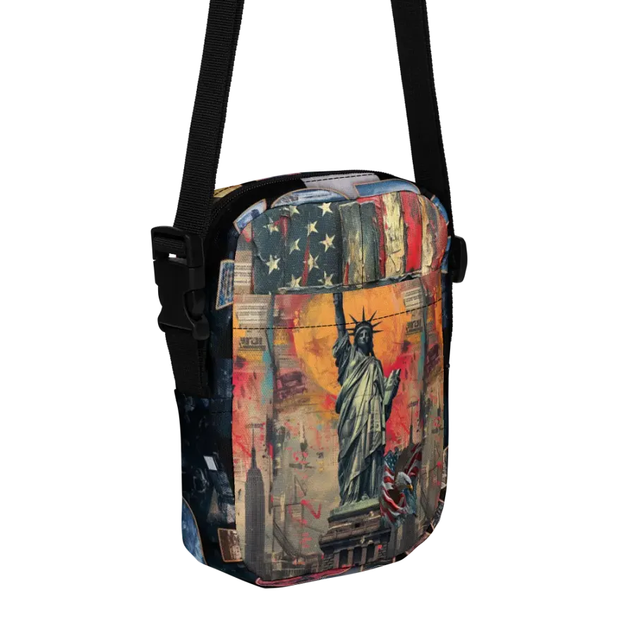 Buhay Tuklas Liberty Cityscape All-Over Print Crossbody Bag product image (4)