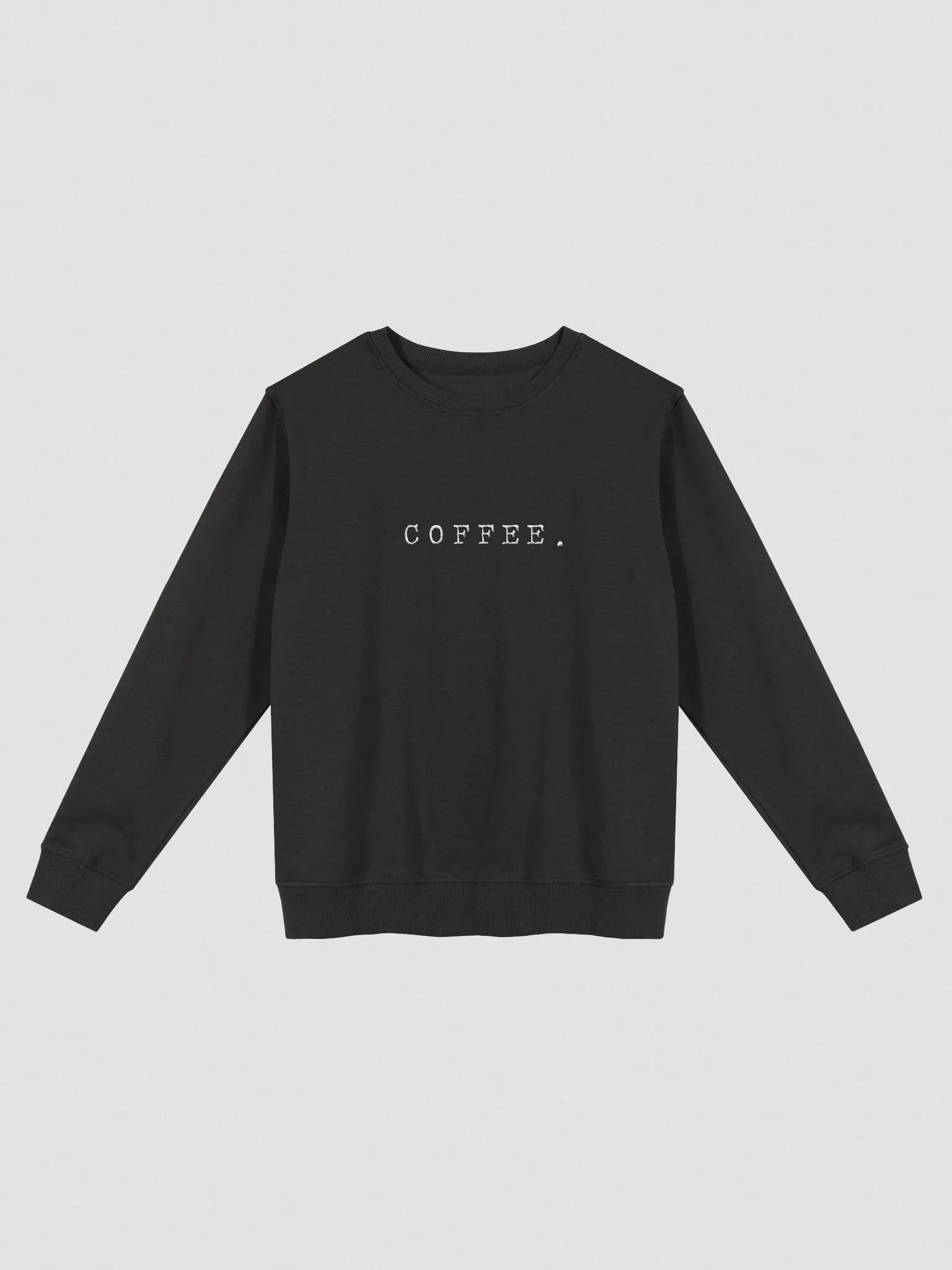 COFFEE. embroidered sweatshirt product image (1)
