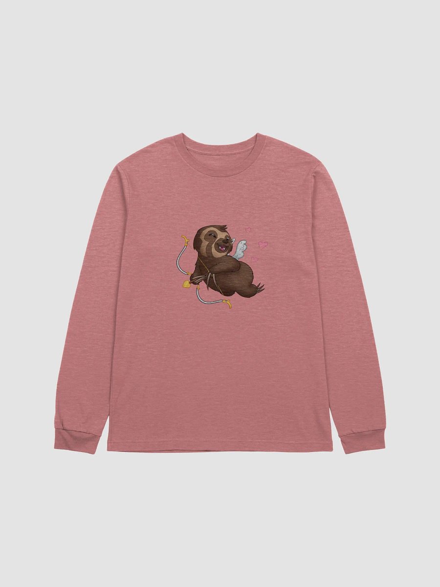 Cupid Sloth Love Long Sleeve Tee product image (3)