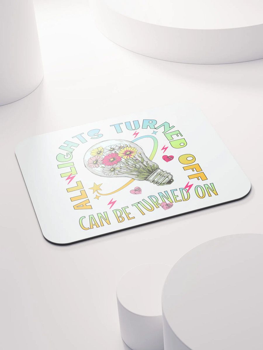 All Lights Turned Off Bloom in the Dark Mouse Pad product image (4)