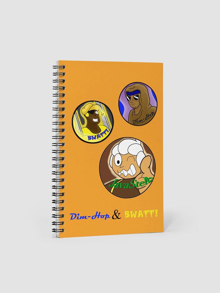 Dim-Hop, Bwatt and JAVA?! Spiral Notepad product image (1)