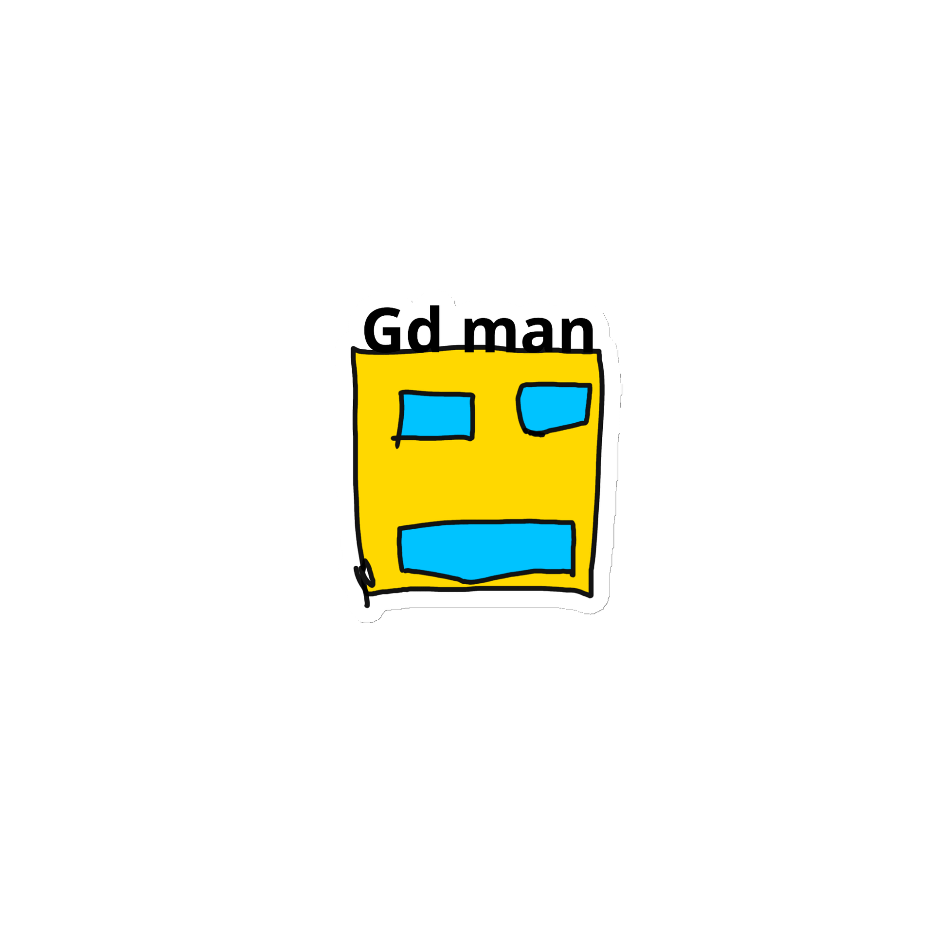 Fake gd guy magnet product image (2)