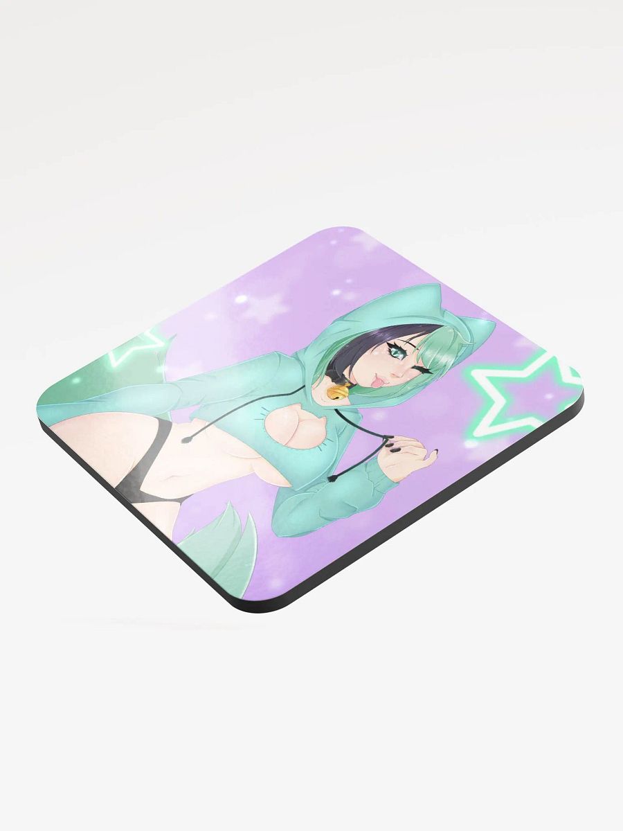 Mintzey Moon Hoodie Season Glossed Coaster (Winking) product image (3)