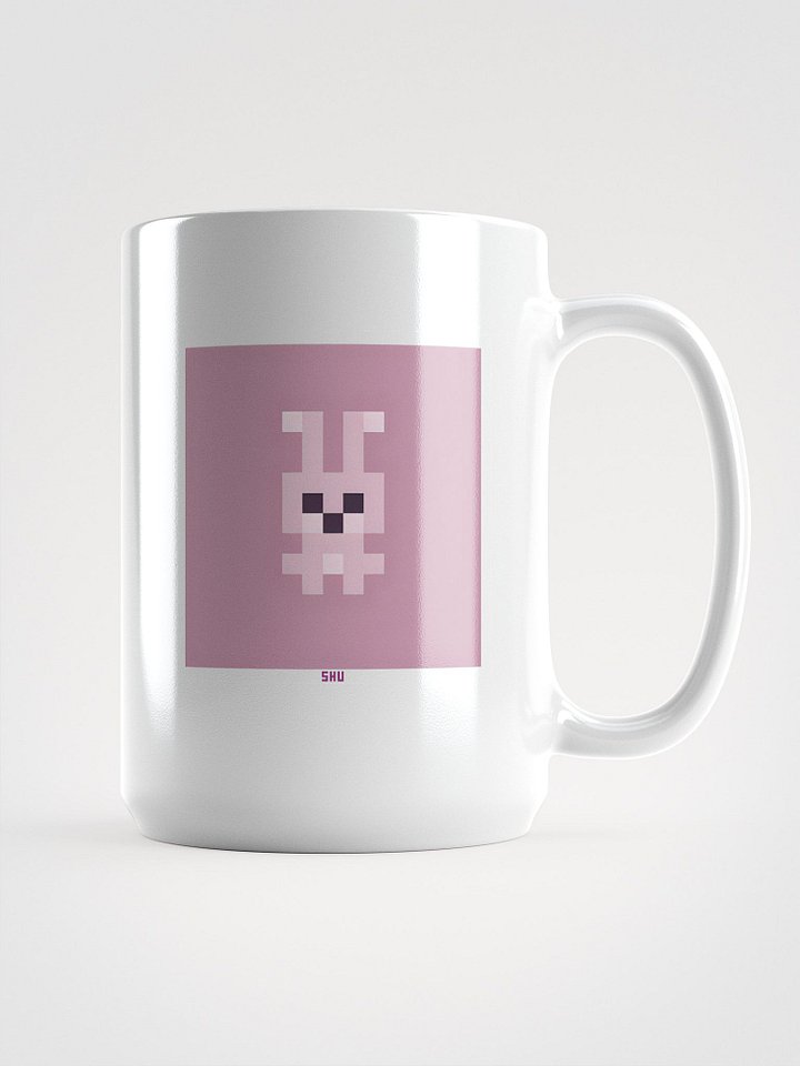 AR Shu Rabbit Pixel Glossy Mug 15 oz product image (1)