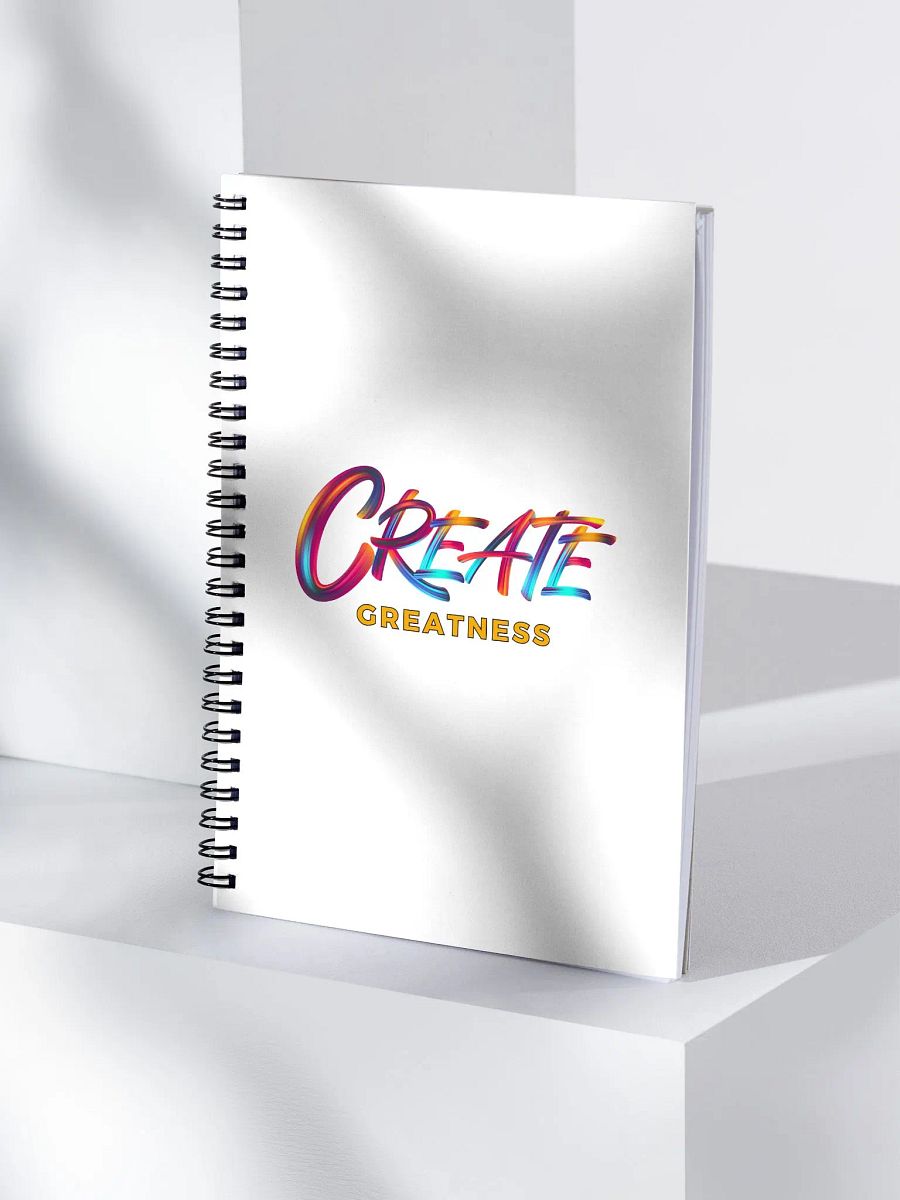Create Greatness Spiral Notebook product image (4)