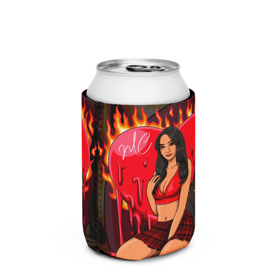 Heart on Fire Koozie product image (3)