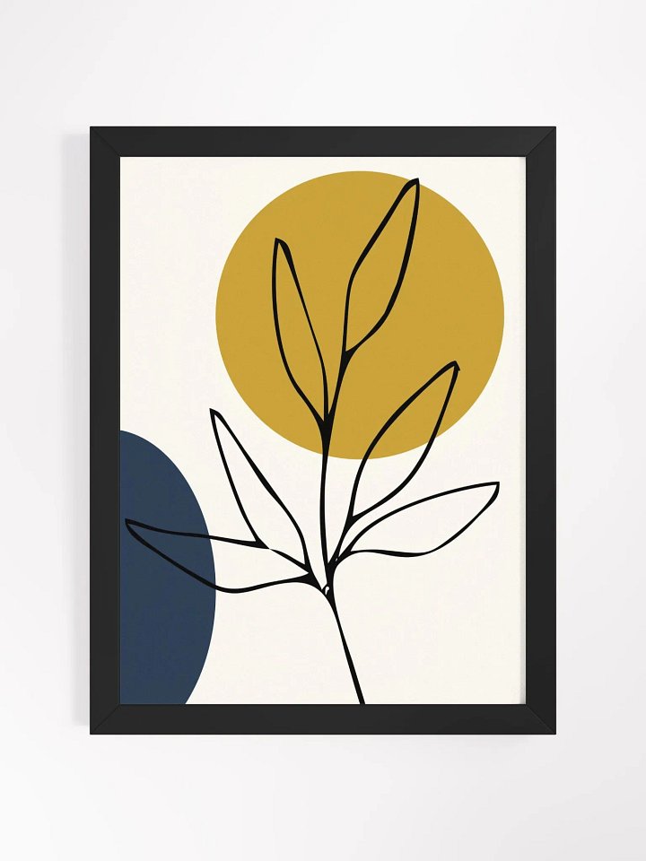 Geometric Botanical Bliss Poster product image (10)