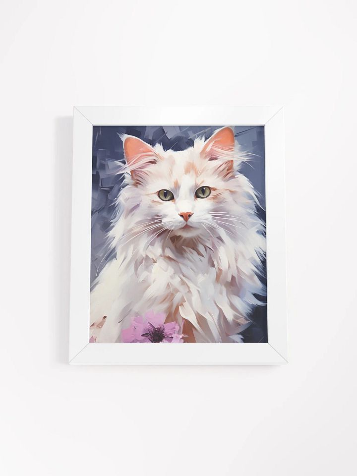 Fluffy Feline Serenity Poster product image (1)