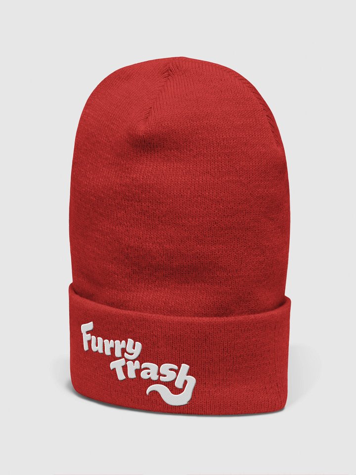 Furry Trash Embroidered Beanie - Bubble Logo product image (16)