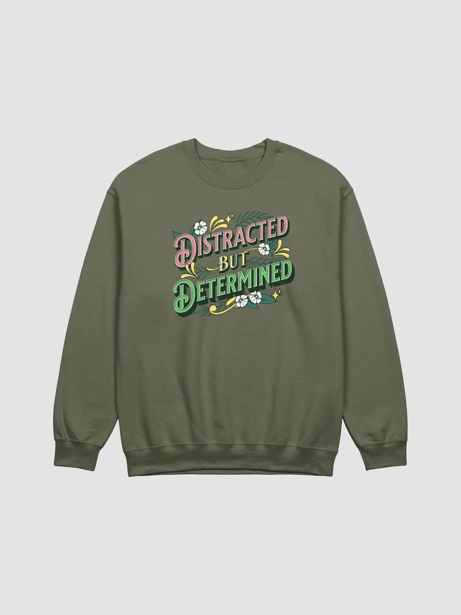 Distracted But Determined Crewneck Sweatshirt product image (9)
