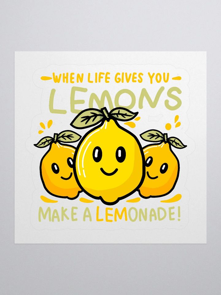 Lemonade Kiss Cut Stickers product image (1)