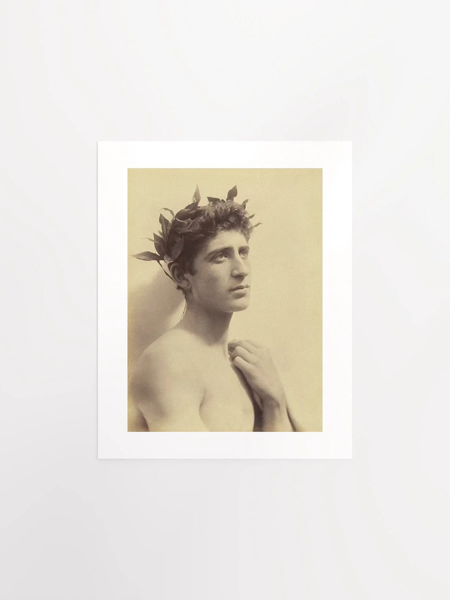 Youth Wearing A Laurel Wreath by Wilhelm von Gloeden (c. 1890) - Print product image (2)