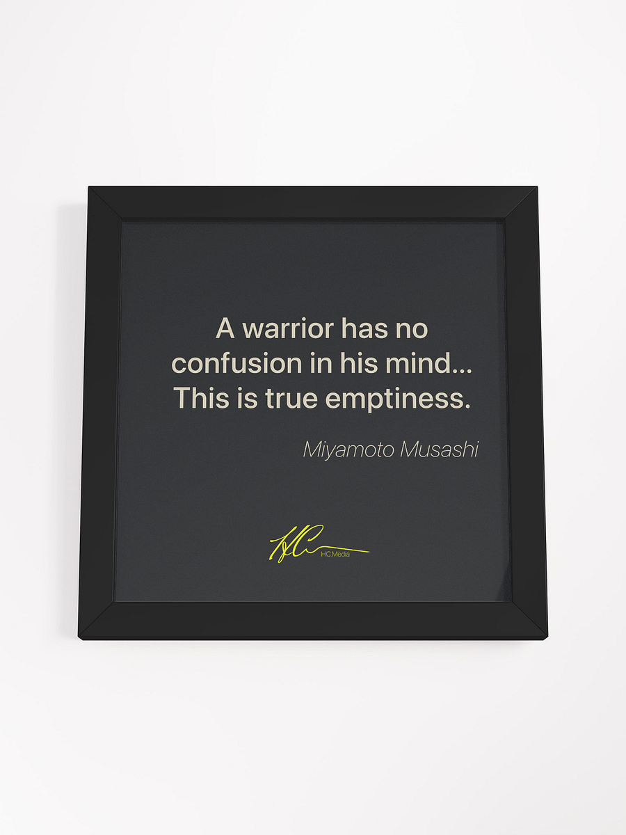 Miyamoto Musashi Q6 - Framed Poster product image (4)