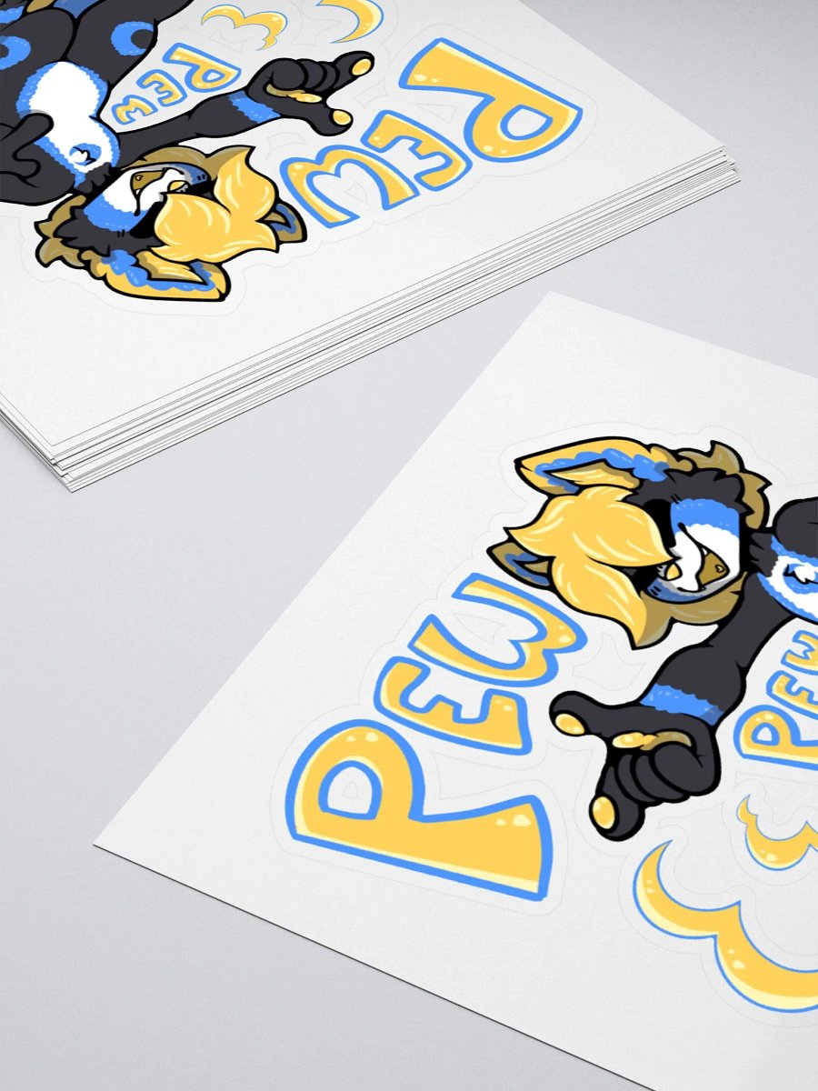 Pew Pew Sticker product image (12)