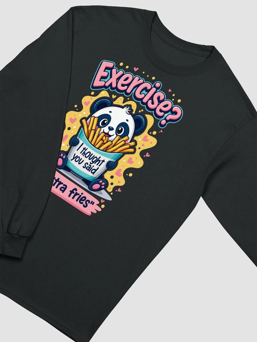 Extra Fries Panda Long Sleeve Tee product image (29)