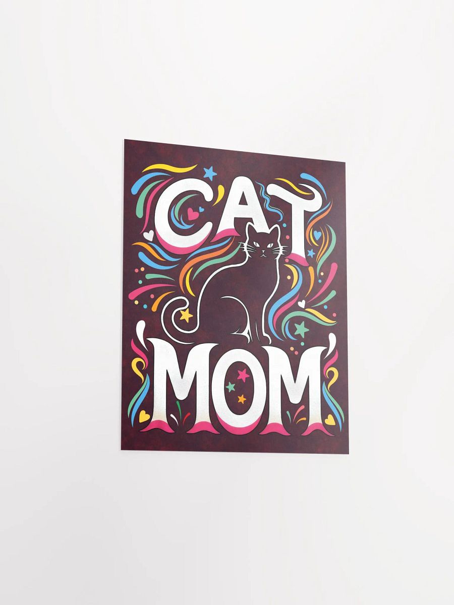 Cat Mom Vibes Poster product image (3)