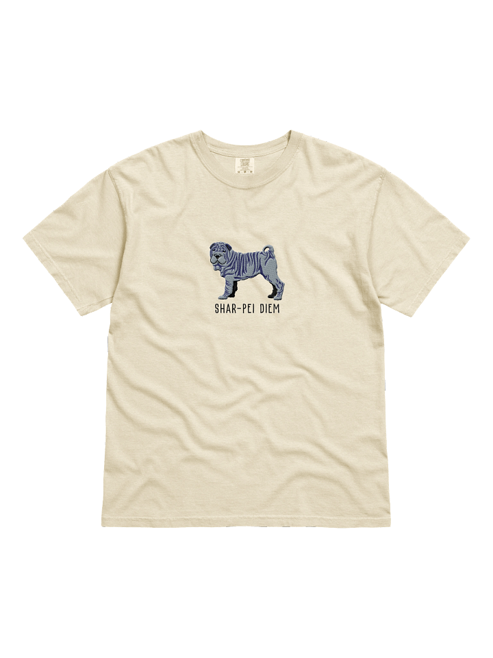 Shar-Pei Diem T-Shirt(Embroidered) of a Chinese Shar-Pei(Blue) product image (41)