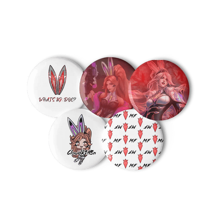 Admiral & Battle Bunny Button Set product image (2)