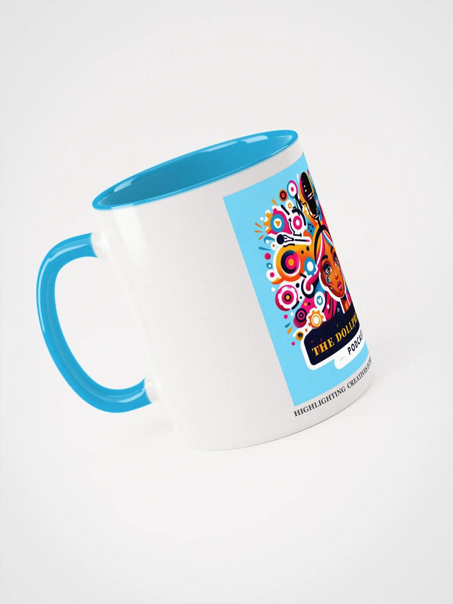 The Dollpreneur Podcast Ceramic Coffee Mug Blue product image (2)