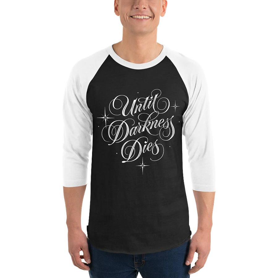 Until Darkness Dies (simple design) Fine Jersey Raglan Tee product image (4)