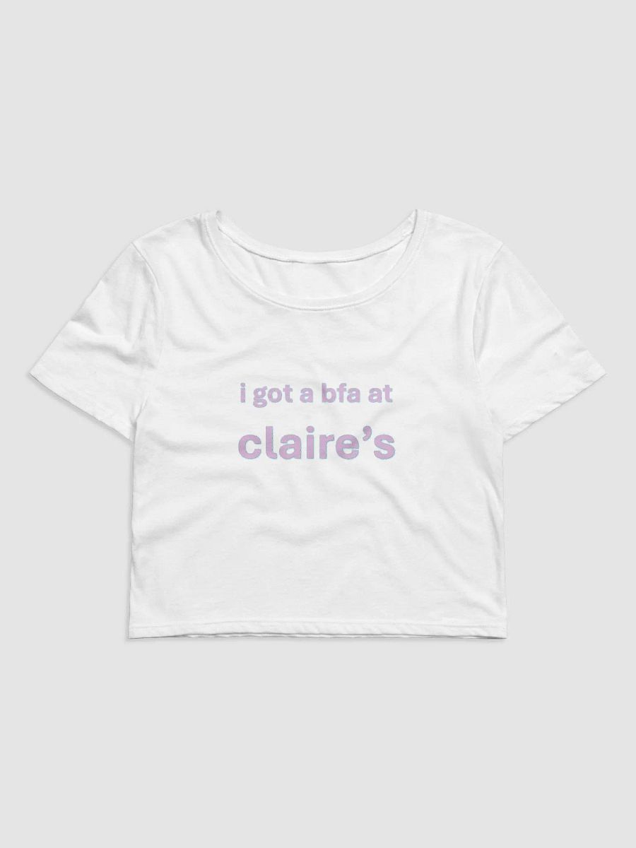 Claire's Lobotomy Crop Top product image (1)