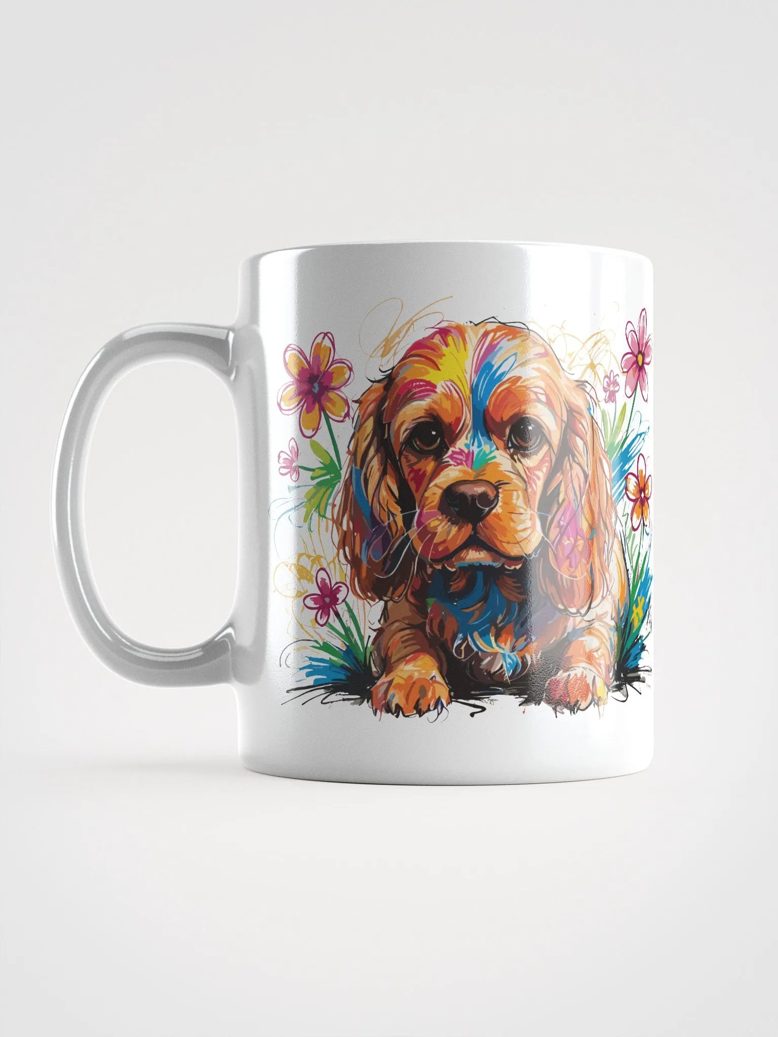 Scribbles Cocker Spaniel 7 , Mug product image (11)