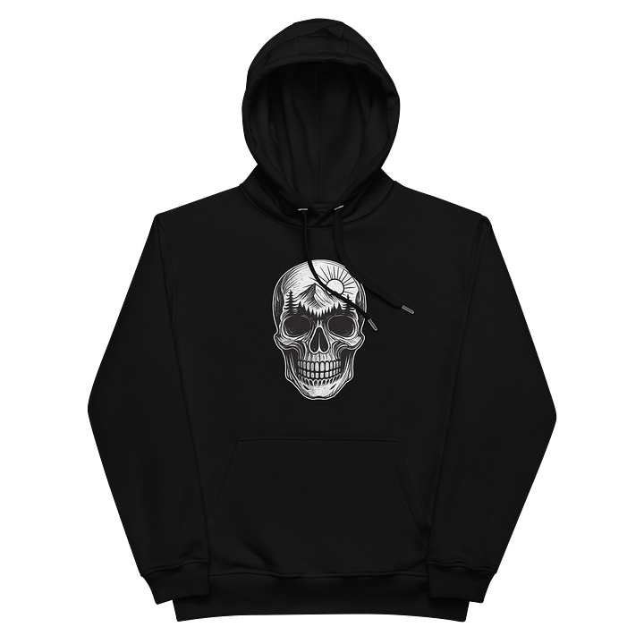 Rugged Skull & Mountain Scene Hoodie product image (1)