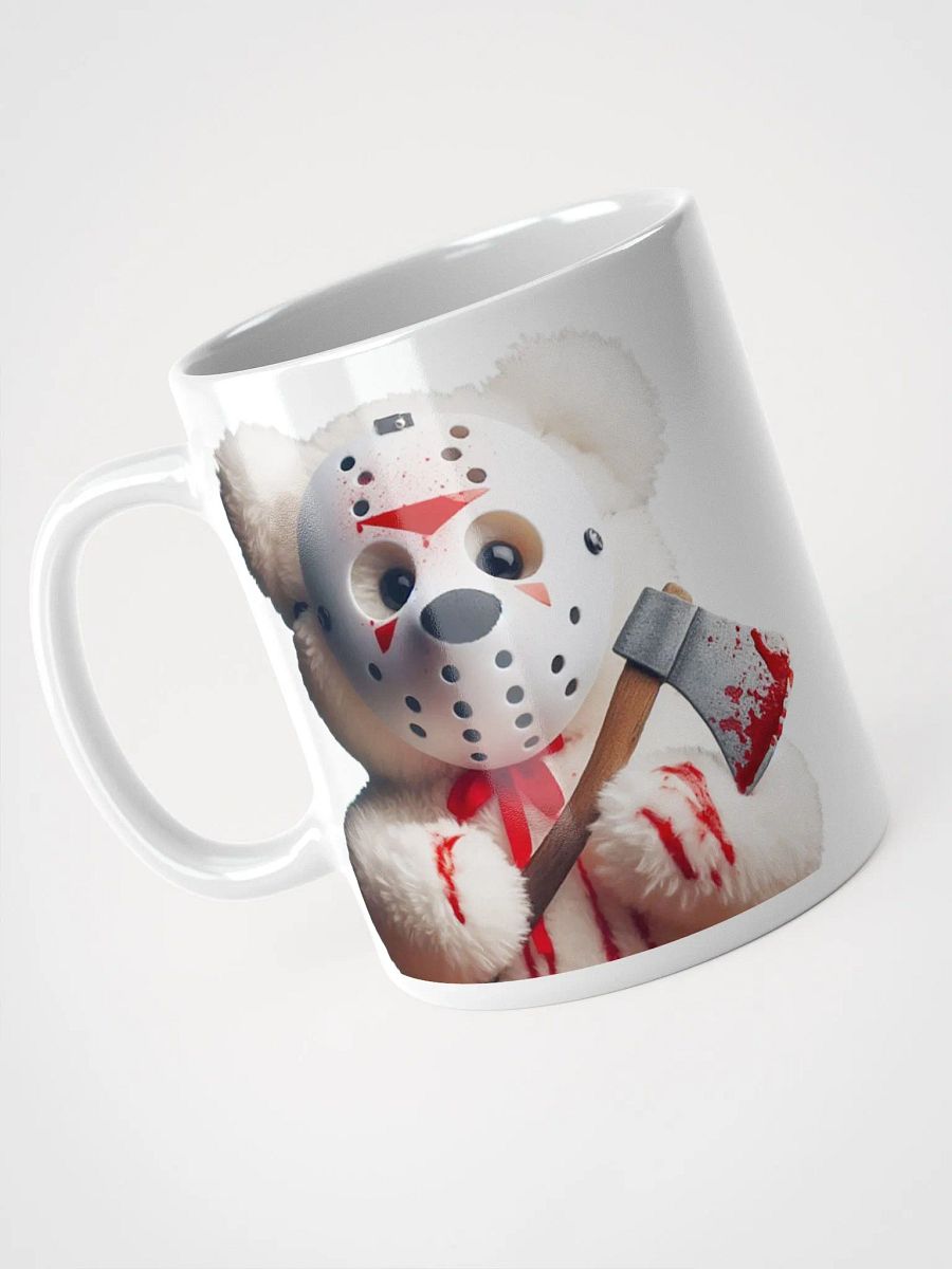 Twisted Teddy Bear #Humorous Glossy Mug - White product image (3)