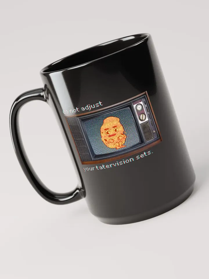 TATERVISION black glossy mug product image (1)