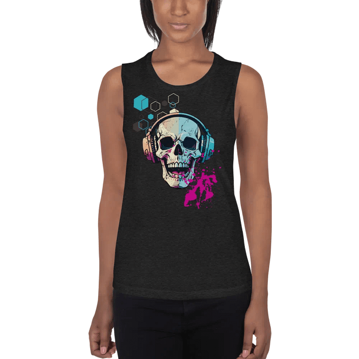 Groove Reaper Fitted Muscle Tank product image (2)