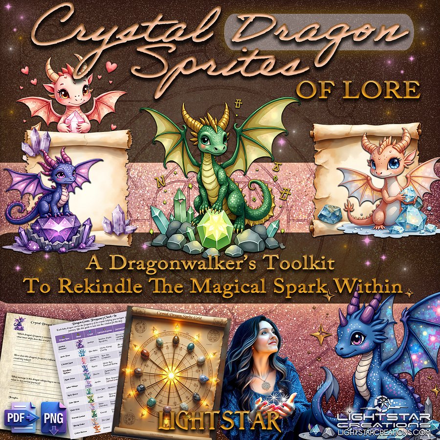 Crystal Dragon Sprites of Lore Digital Toolkit product image (7)