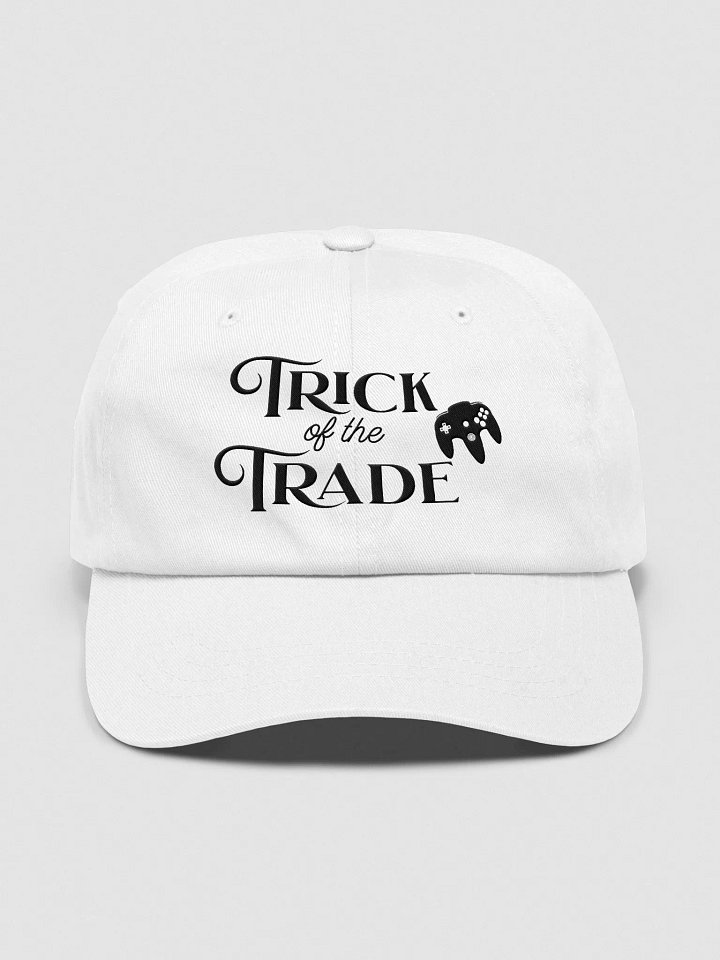 Trick of the Trade Dad Hat (Black Text) product image (1)