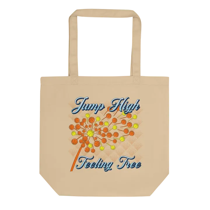 Dandelion Basketball Jump High Feeling Free Dreams Tote Bag product image (1)