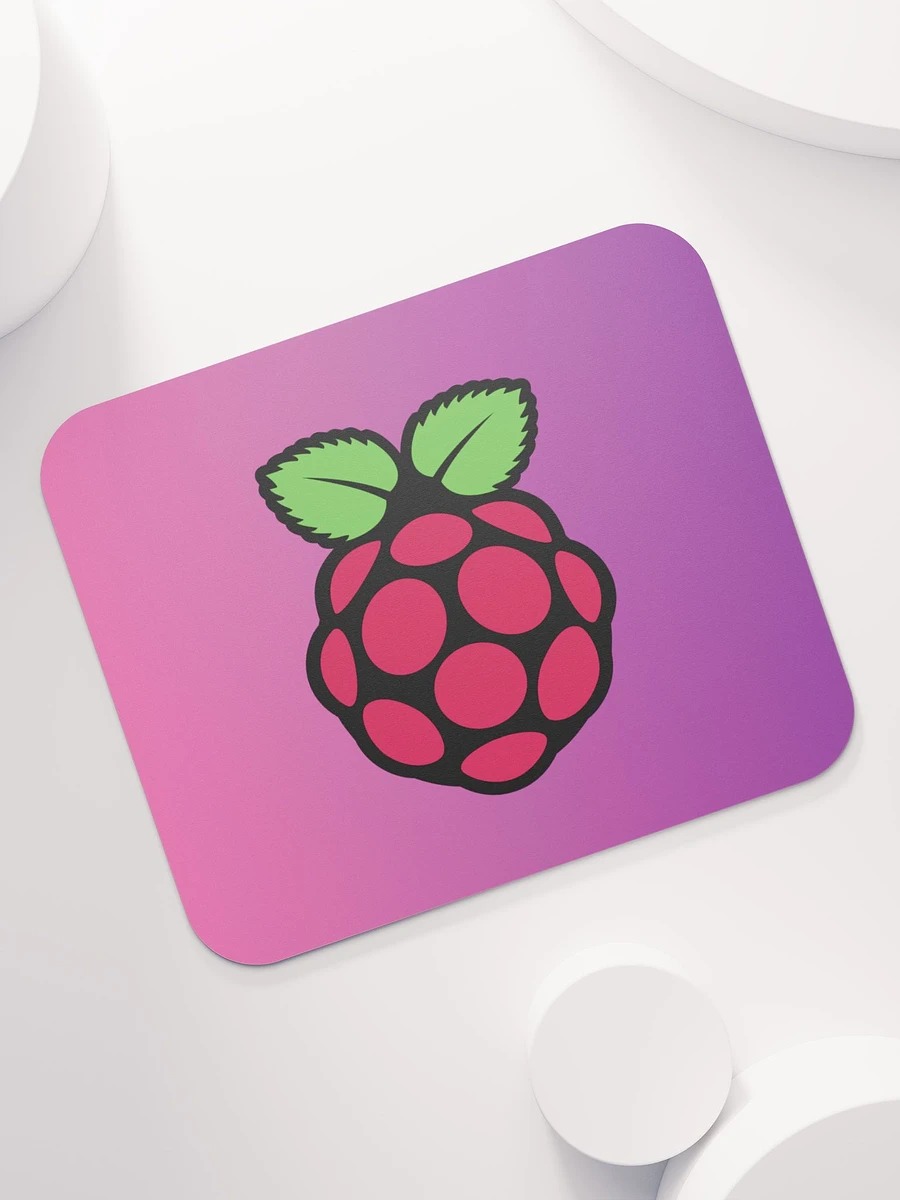 Mouse Pad with Raspberry Pi Icon (Gradient Version) product image (8)