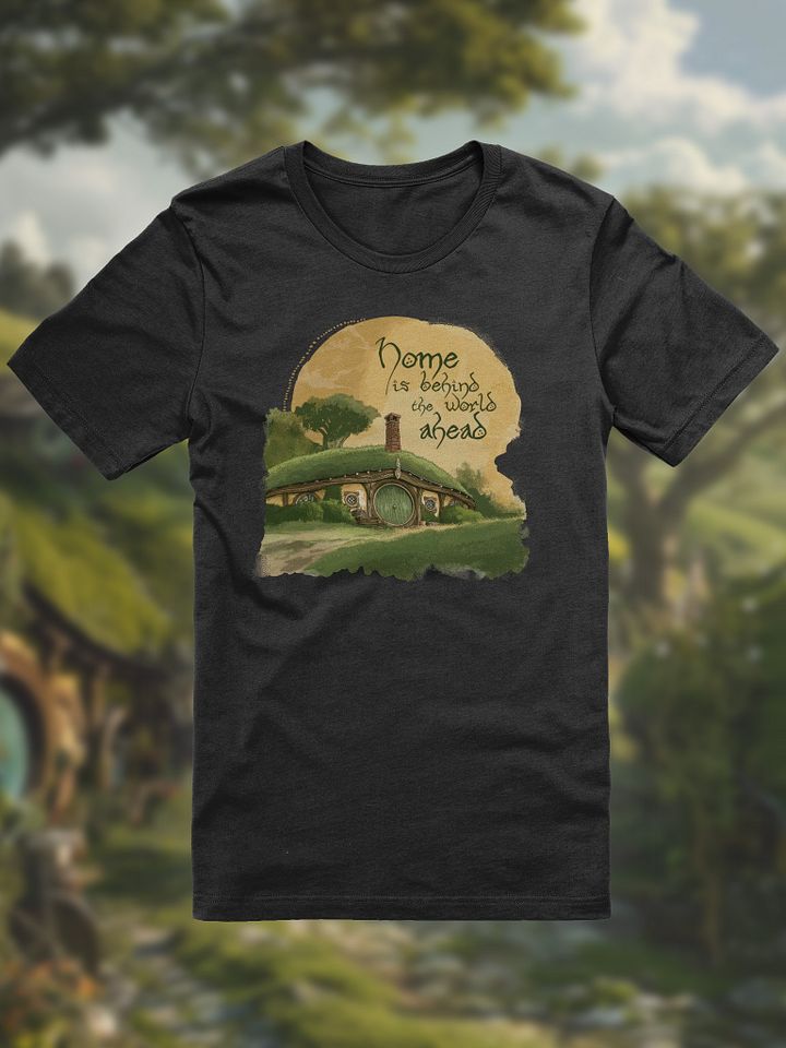 Home is behind, the world ahead T-shirt product image (1)